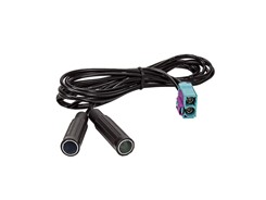 Antennenadapter  Doppel Fakra (F) > DIN Kupplung (f)