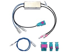 Antenneadapter Fantom Fakra (Hun) > Fakra (2xHan)