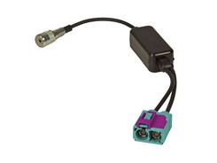 Antennenadapter Doppelfakra (F) > ISO Buchse (F),
