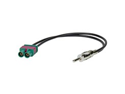 Antenneadapter Volvo/Audi Fakra (2xHAN) > DIN (Han)