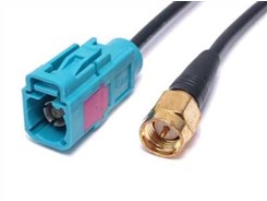 Antennenadapter Fakra (F) > SMA (M) GSM/GPS/DAB
