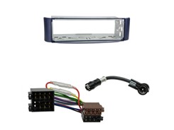 1DIN Radiokit SMART (W450), med metalramme, blå