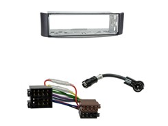 1DIN Radiokit SMART (W450), med metalramme, grå