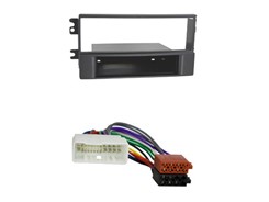 1DIN Radiokit KIA (Sportage II 2005>2008 JE),sort