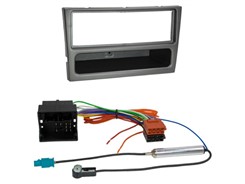 1DIN Radiokit OPEL (Vectra C, Signum), anthr-metal
