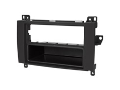1DIN Radioramme MERCEDES, VW, sort