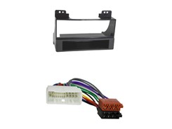 1DIN Radiokit KIA (Carnival), sort