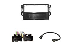 1DIN Radiokit CHEVROLET (Aveo,Epica,Captiva), sort
