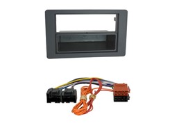 1DIN Radiokit SAAB (9.5 2005>), sort
