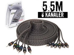 4Connect S1 Signalkabel 5.5 mtr, 6-kanals