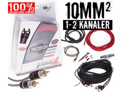 10mm² OFC kabelsæt m. 1 stk signalkabel