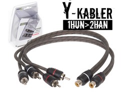Stage1 Y-Kabel, 1Hun>2Han - 2 stk