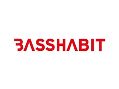 Bass Habit Sticker "Logo", Rød