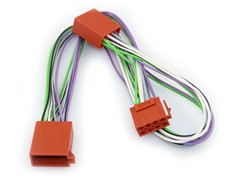ISO Y-Kabel til højttalere, 30+50 cm